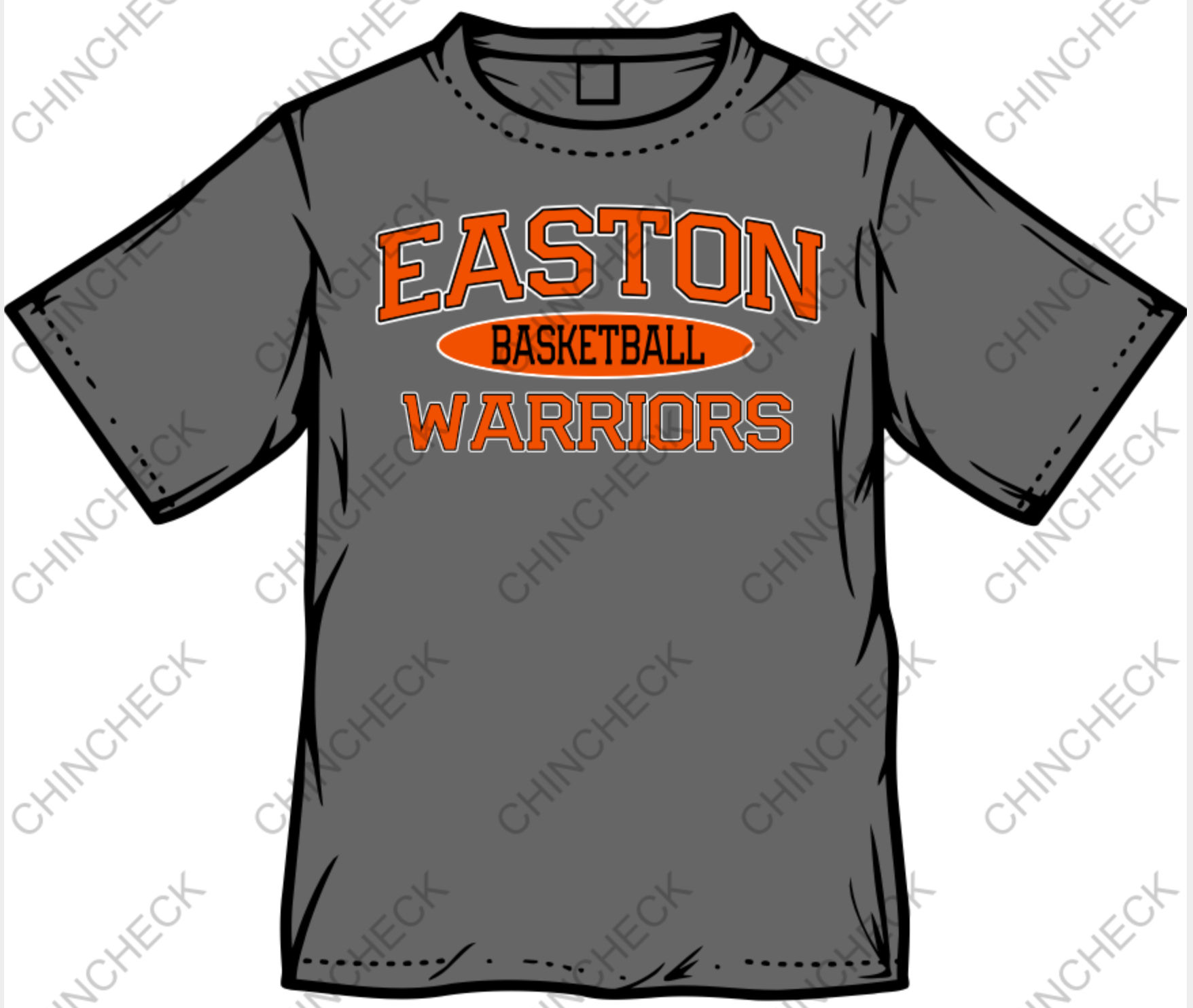 WARRIORS BBALL TEE