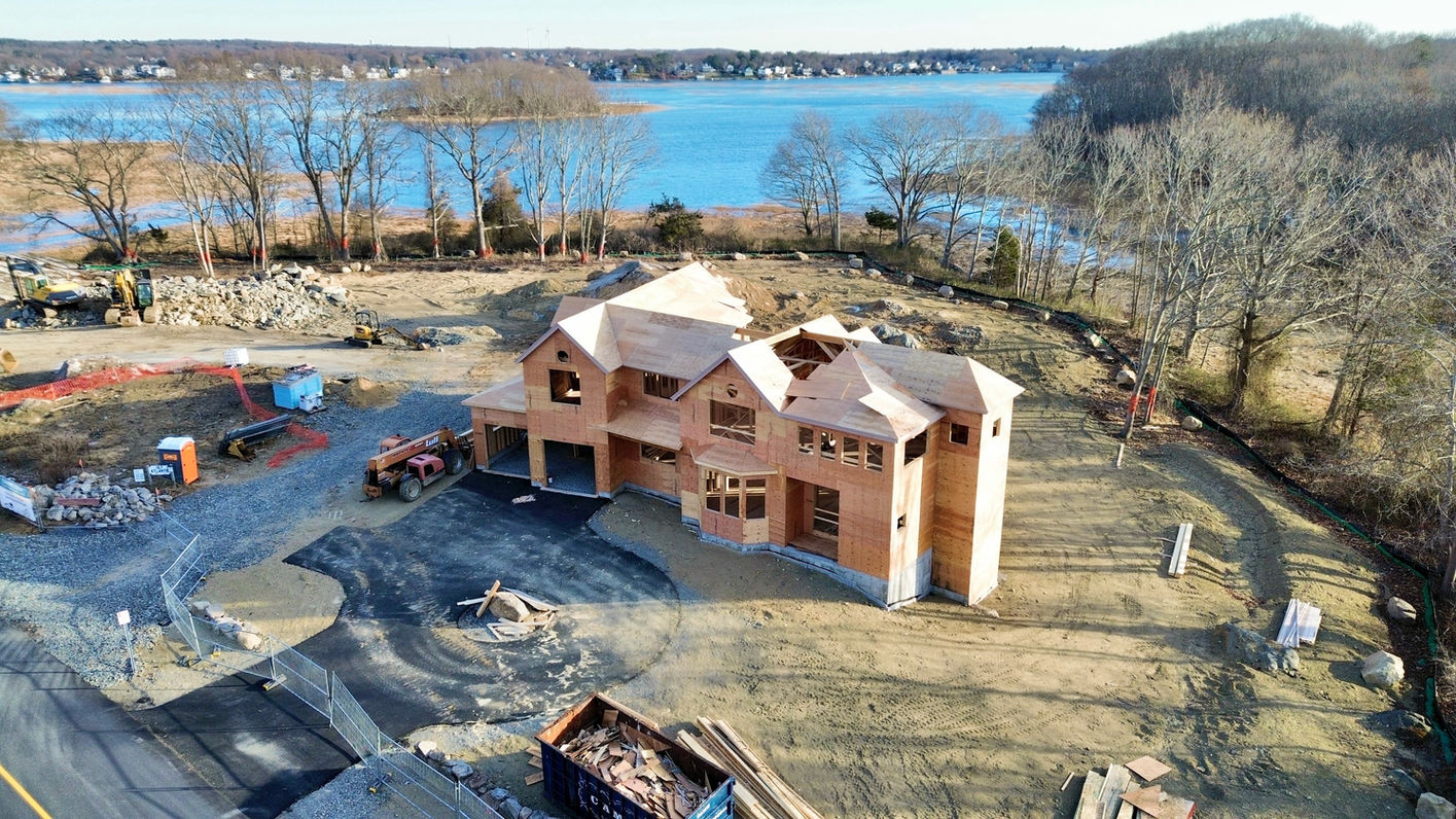 luxury costal house framing