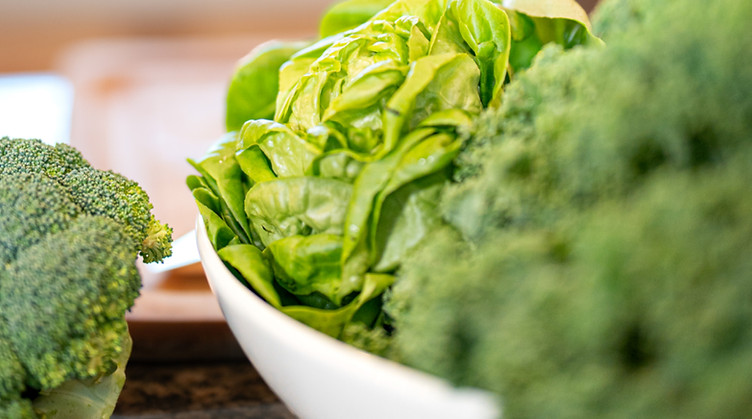 kale, lettuce and broccoli