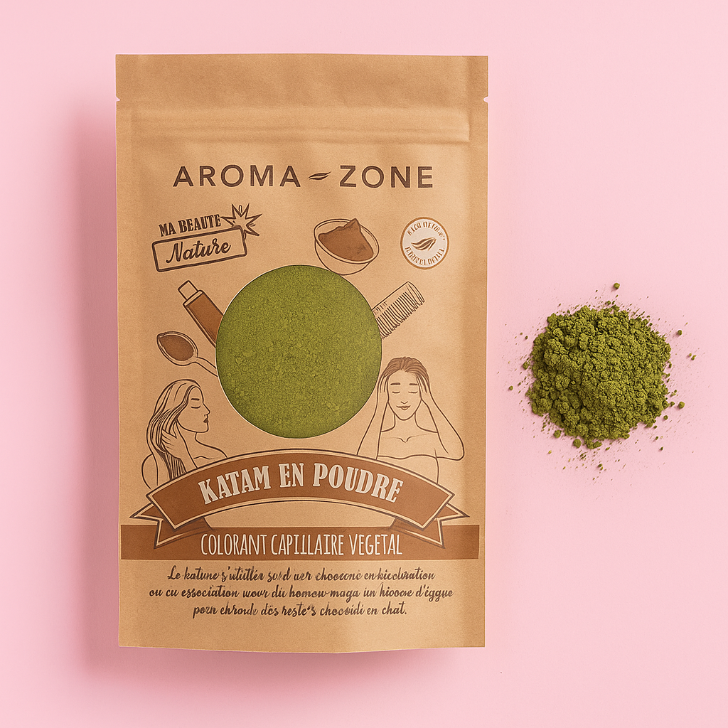 AROMA ZONE Katam - Colorant capillaire végétal 100G