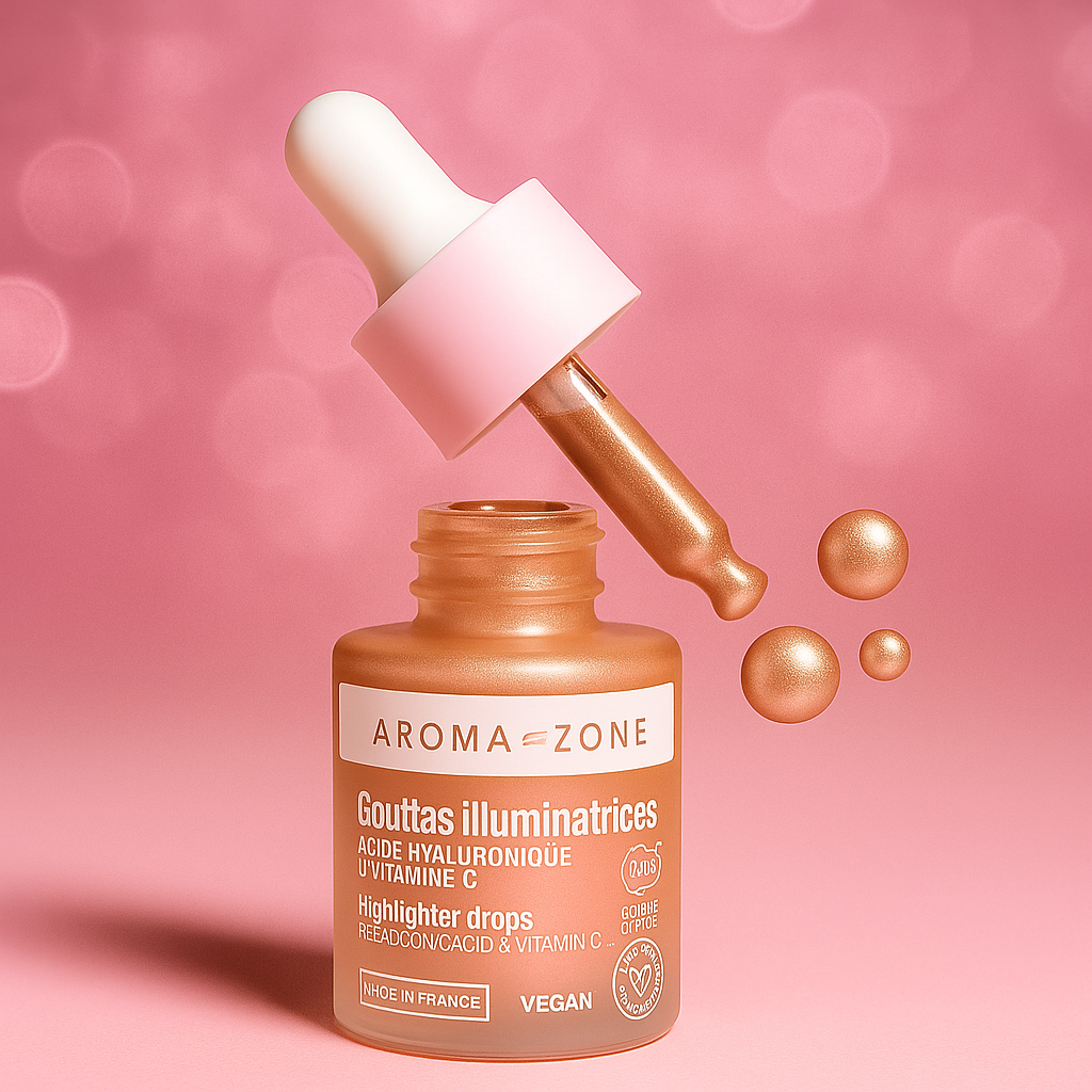 AROMA ZONE Gouttes illuminatrices Acide hyaluronique & Vitamine C