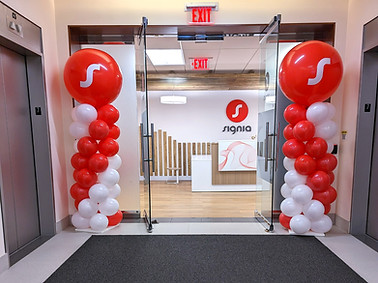 Grand Opening Balloons for MetroPark company in Islein, NJ