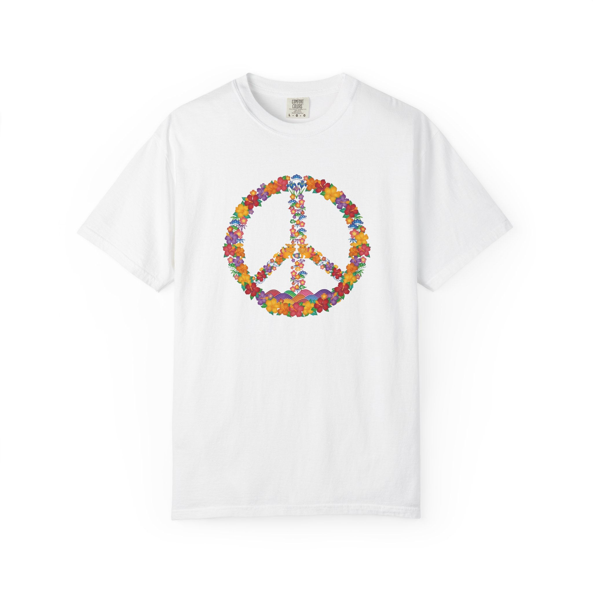 Peace Bingata Tee