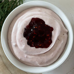 Raspberry krem for krumkaker