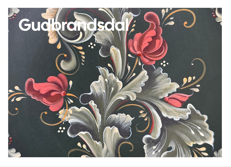 Thumbnail: Rosemaling Notecards All Designs