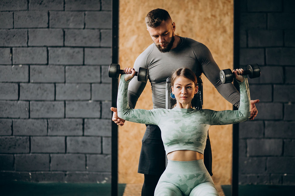 woman-doing-workout-gym-with-trainer.