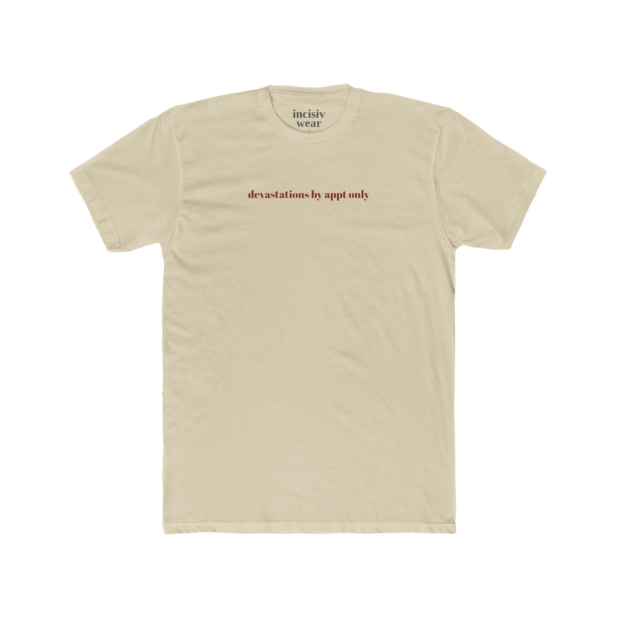 Devastions By Appt Only  unisex luxe premium tee