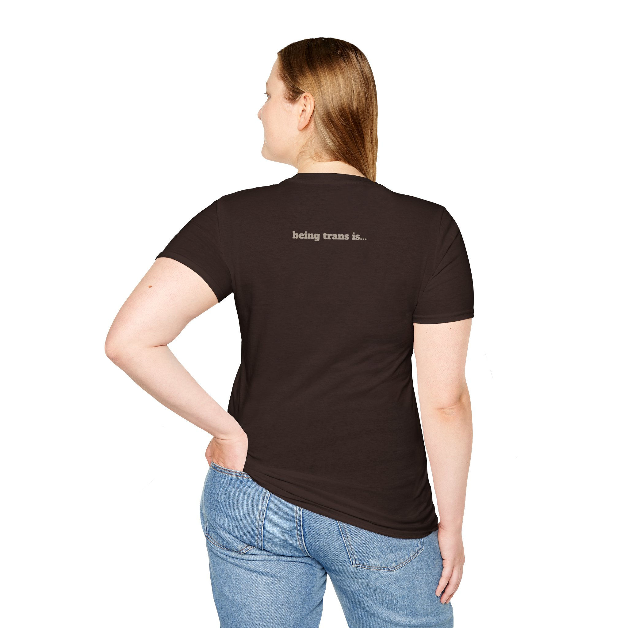 ...a part of nature / being trans is.. - Laconic Unisex Softstyle T-Shirt