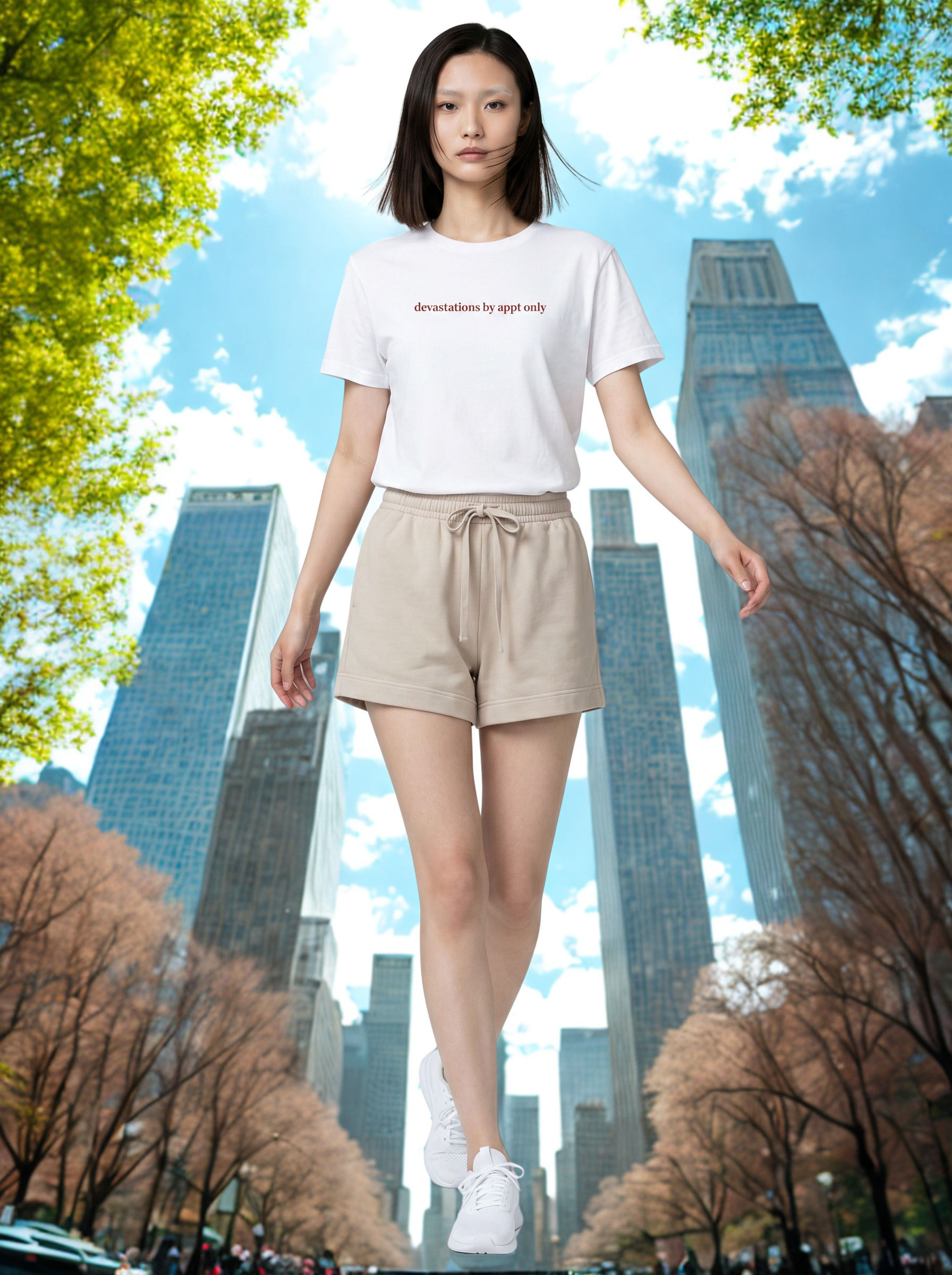 Devastions By Appt Only unisex luxe premium tee