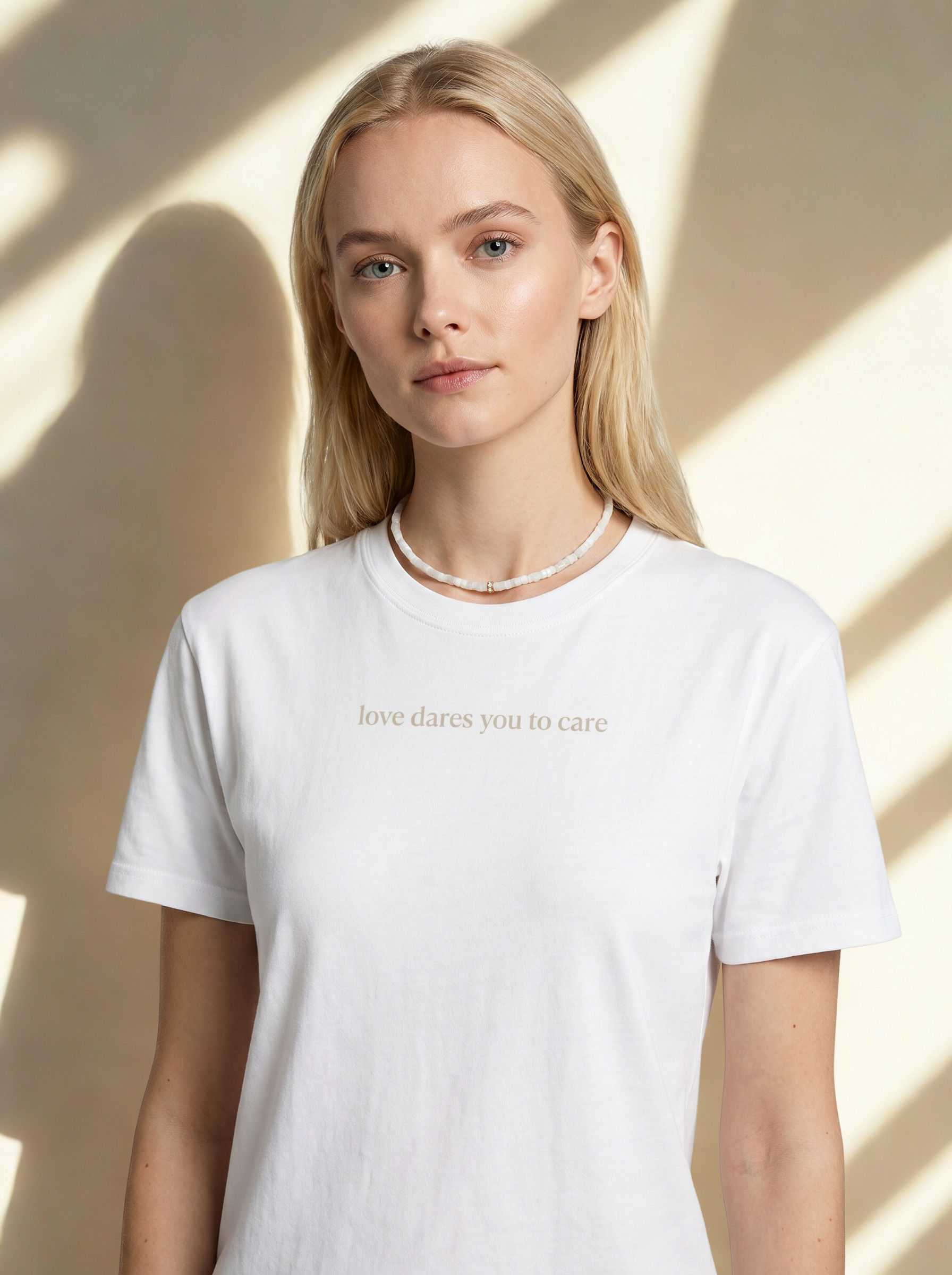 Love Dares You To Care.. unisex t-shirt premium soft ring-spun cotton