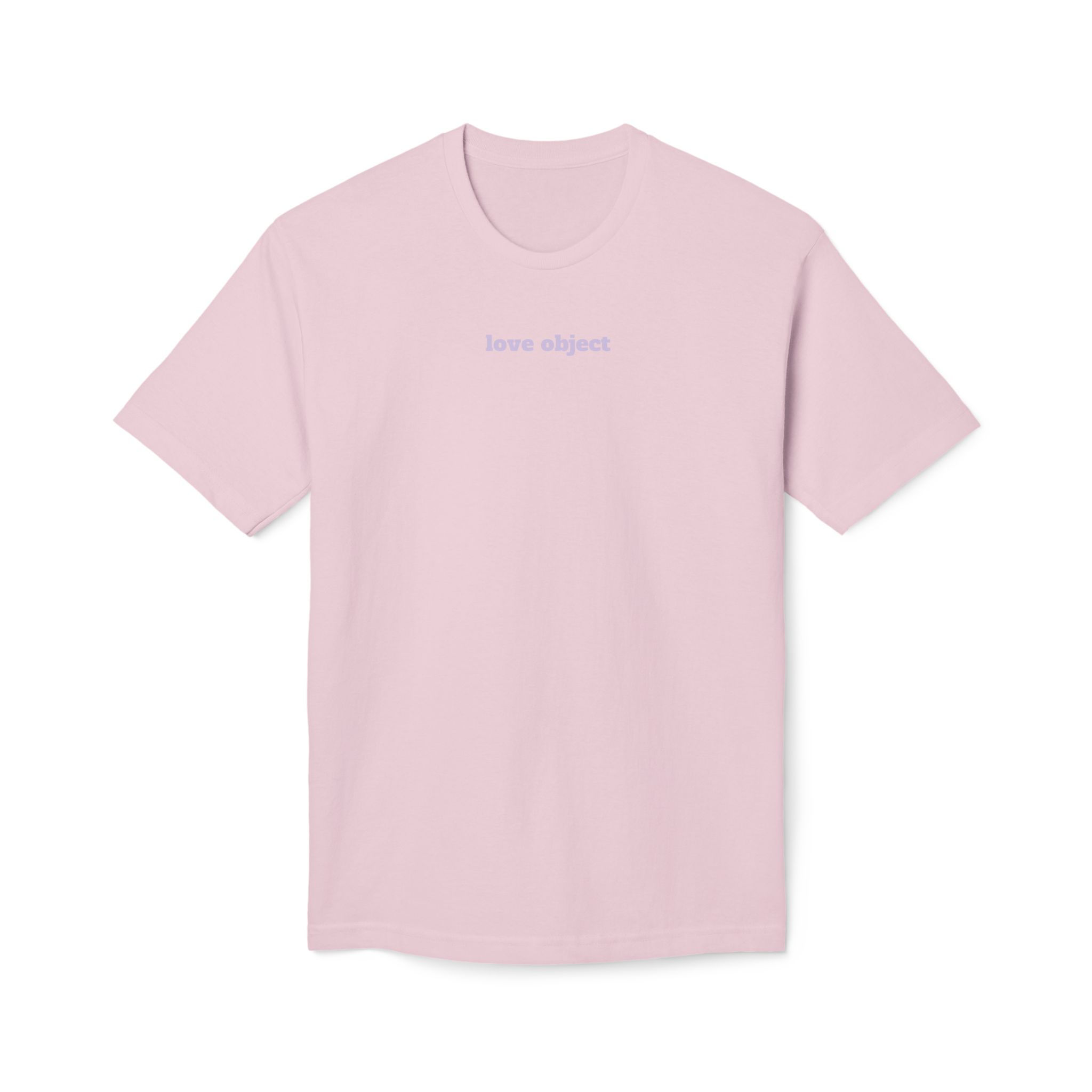Black unisex graphic tee "Love Object / Don't Hate" — Incisiv political protest shirt