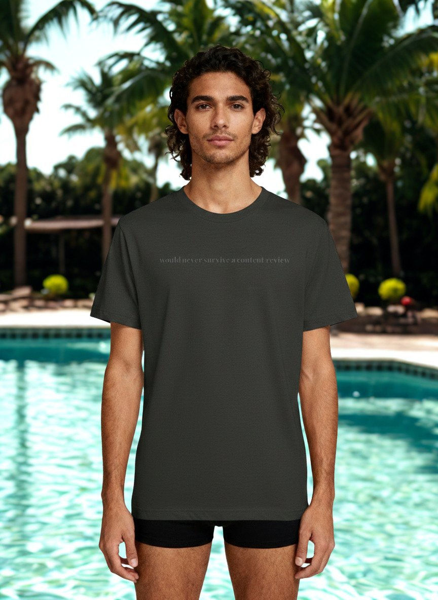 "would never survive.." unisex luxe premium tee