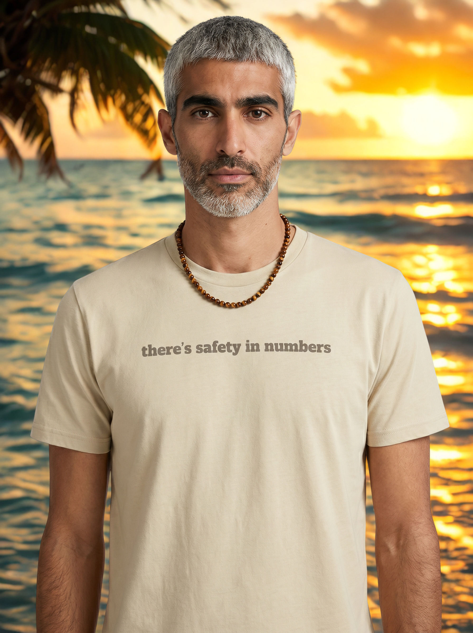 'safety in numbers/separated dangerous' unigender luxe premium tee
