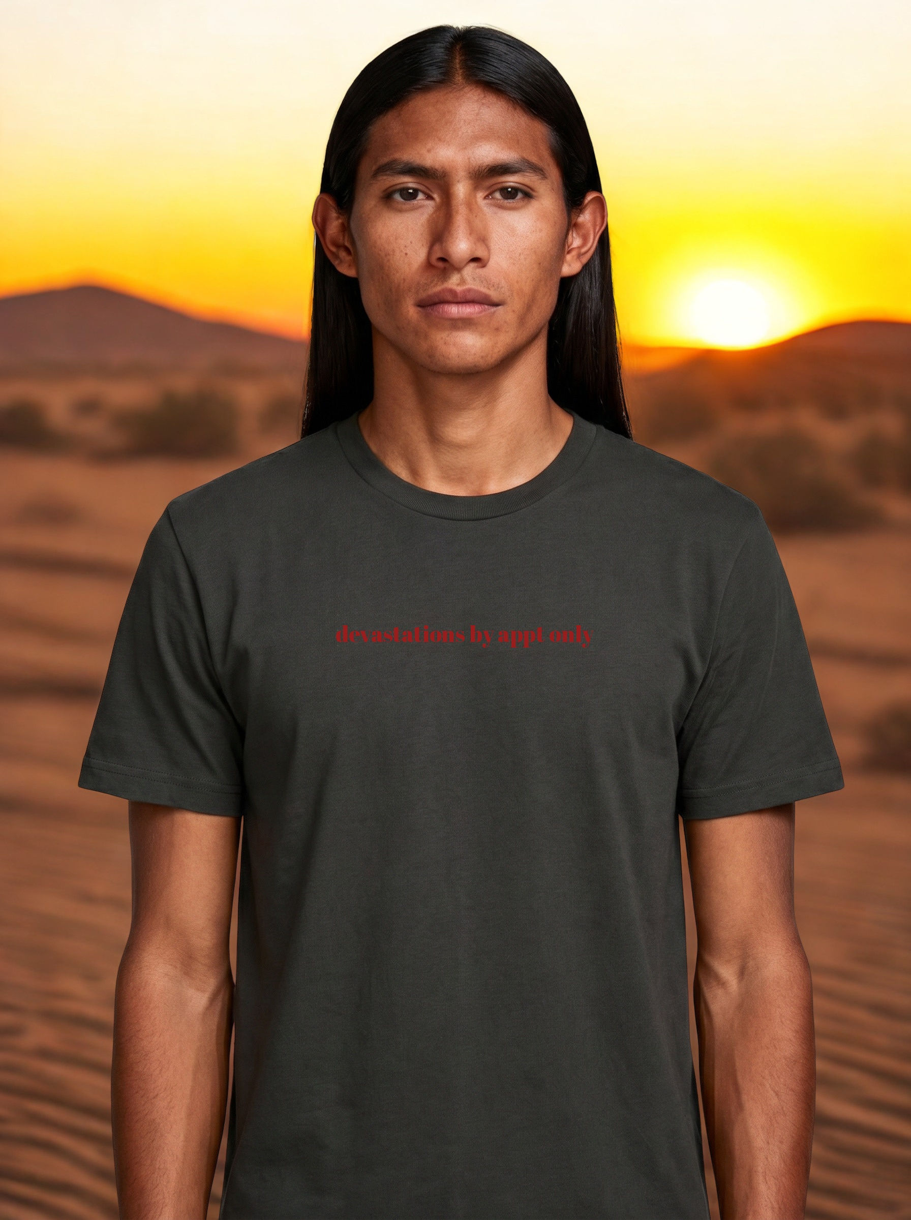 Devastions By Appt Only unisex luxe premium tee