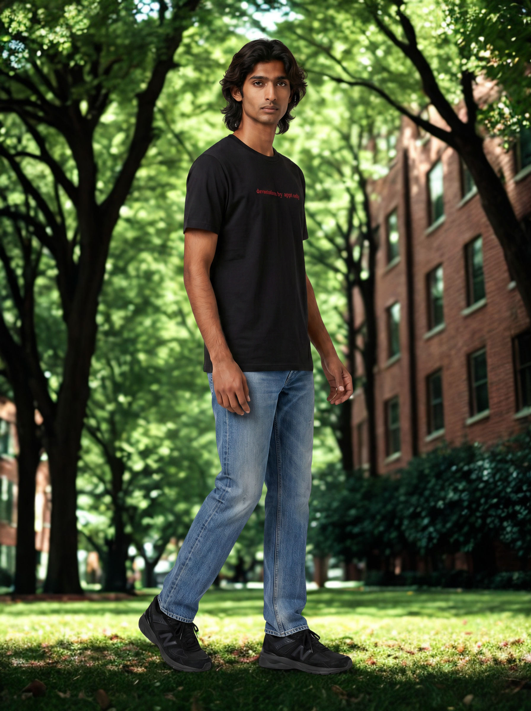 Devastions By Appt Only unisex luxe premium tee