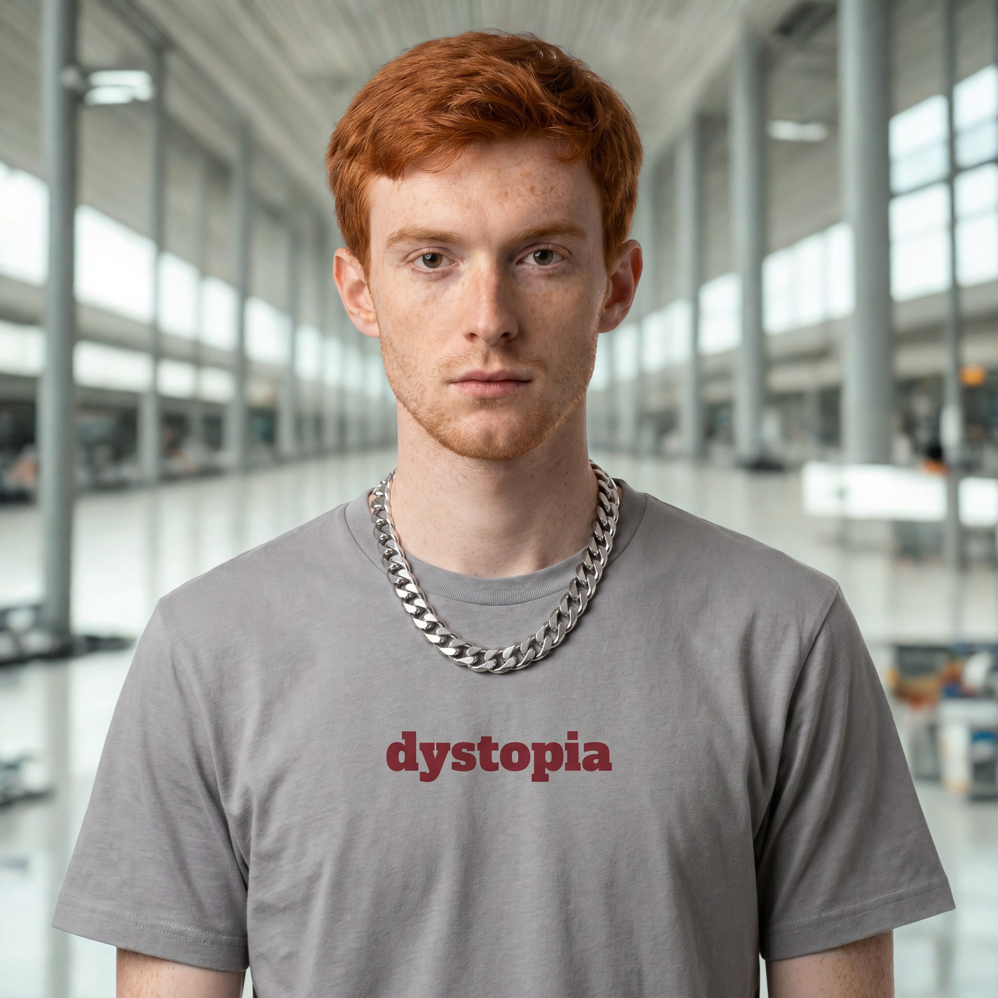 'dystopia / no' Unisex Premium Luxe Tee