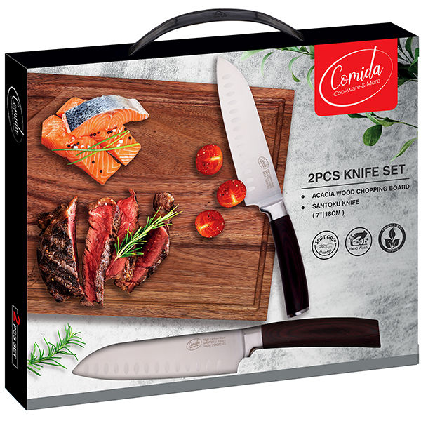 תמונה ממוזערת: סט קרש חיתוך וסכין 