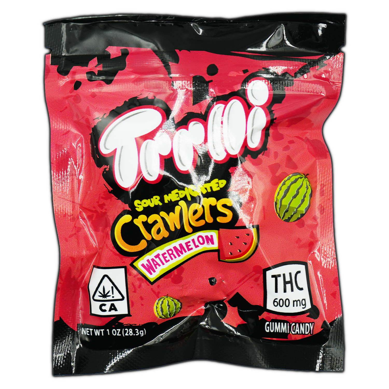 Trolli Sour Medicated Crawlers Watermelon THC 600 MG
