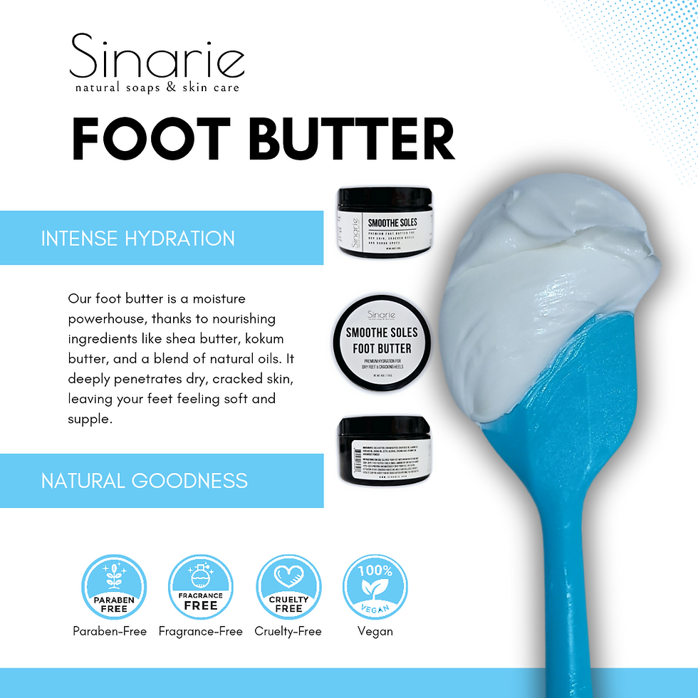Thumbnail: Smoothe Soles | Premium Hydrating Foot Butter for Soft, Nourished Feet | Sinarie