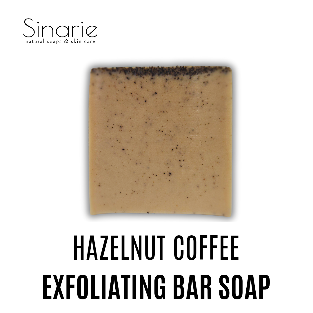 Hazelnut Coffee Exfoliating Scrub Soap | 4.5 oz Bar