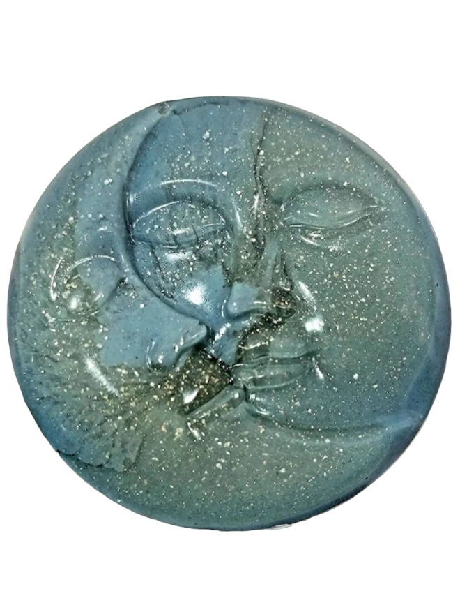 Thumbnail: Image of Sun and Moon Gold and Blue Soap by Sinarie Inc.