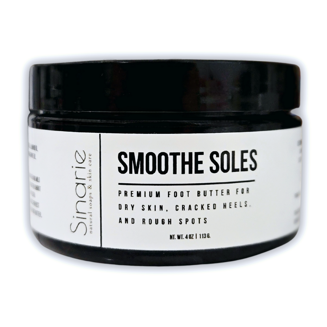 Smoothe Soles | Premium Hydrating Foot Butter for Soft, Nourished Feet | Sinarie