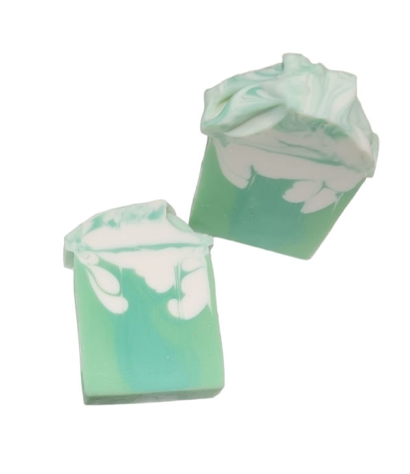 Thumbnail: Green Tea + Cucumber Melon Cold Process Soap | All Natural | Aromatic | Relaxing