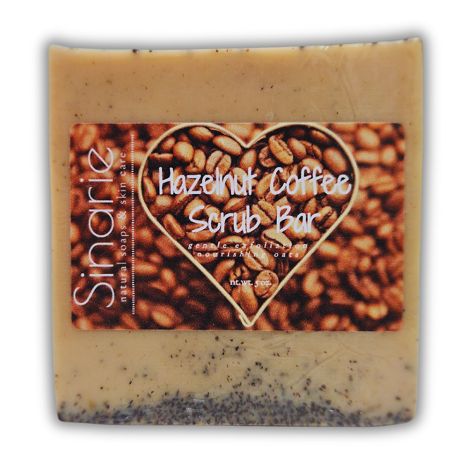 Thumbnail: Hazelnut Coffee Exfoliating Scrub Soap | 4.5 oz Bar