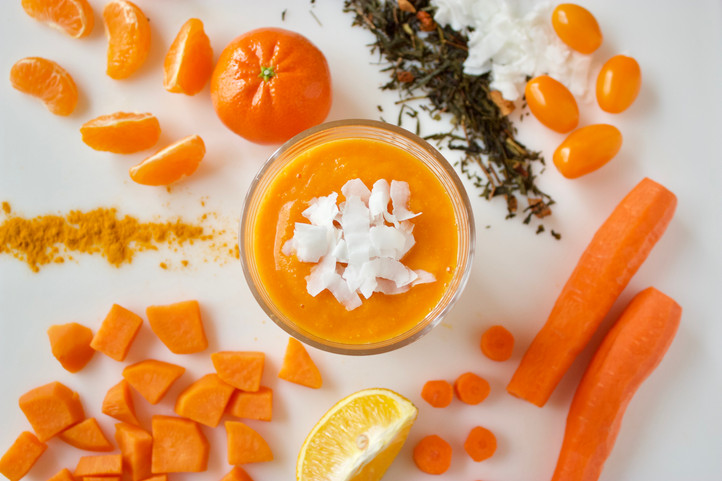 Superpower Orange Smoothie - Rainbow Food Series (V, DF, GF, Egg-free, Soy-free)