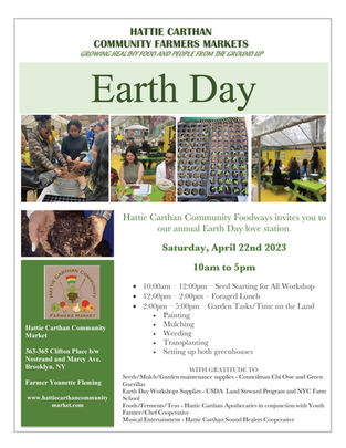 EARTH DAY CELEBRATION: SEEDSTARTING April 22nd and April 23rd, 10am - 5pm