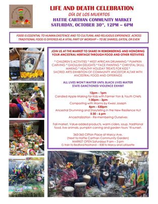Life and Death Celebration, Saturday Oct 30th, 12p - 6p