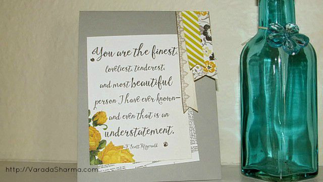 Card made using SSS March 2015 kit