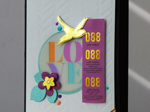 Layering Paper Shapes – LOVE
