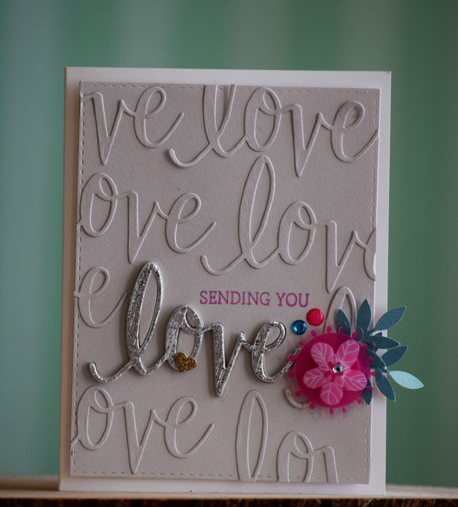background check - faux embossed