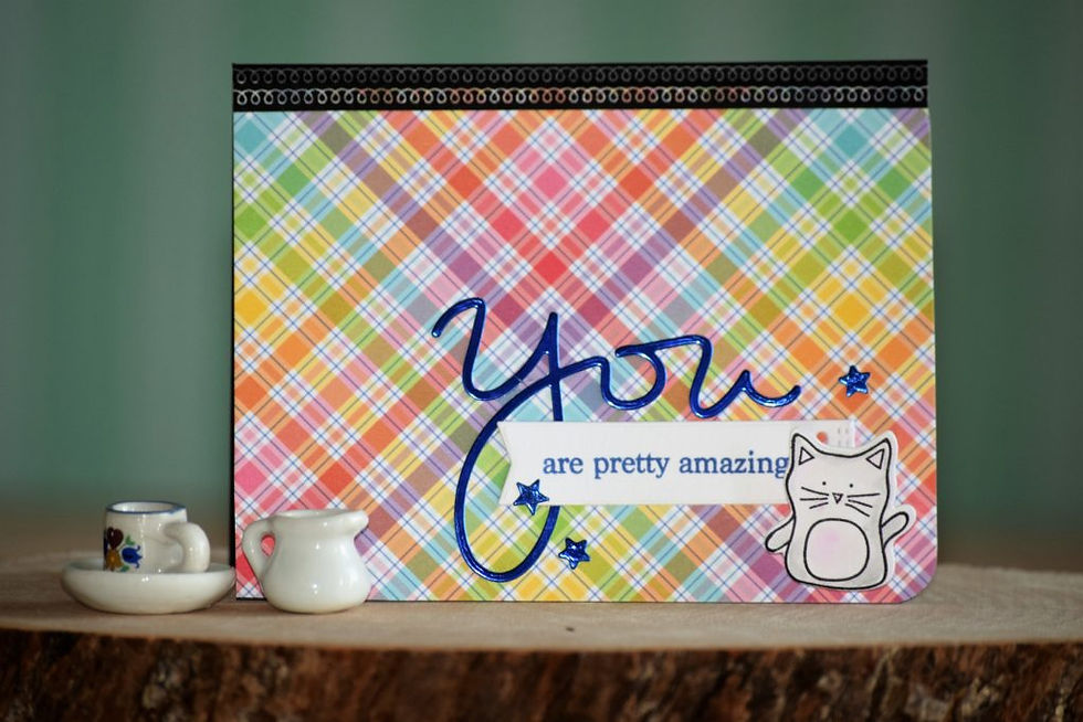 Simple yet colorful card