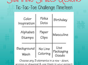 Stamping Smiles Design Tic-Tac-Toe Challenge #19