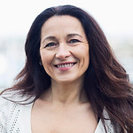 Smiling Middle Aged Woman