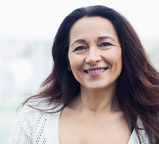 Smiling Middle Aged Woman