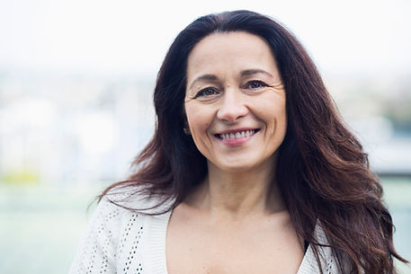 Smiling Middle Aged Woman