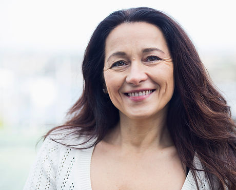 Smiling Middle Aged Woman