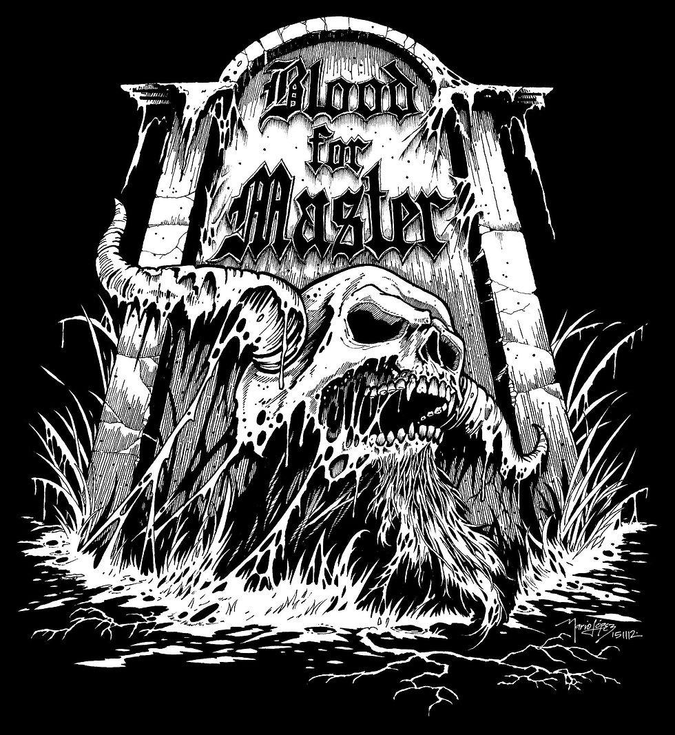 Blood For Master-shirt design