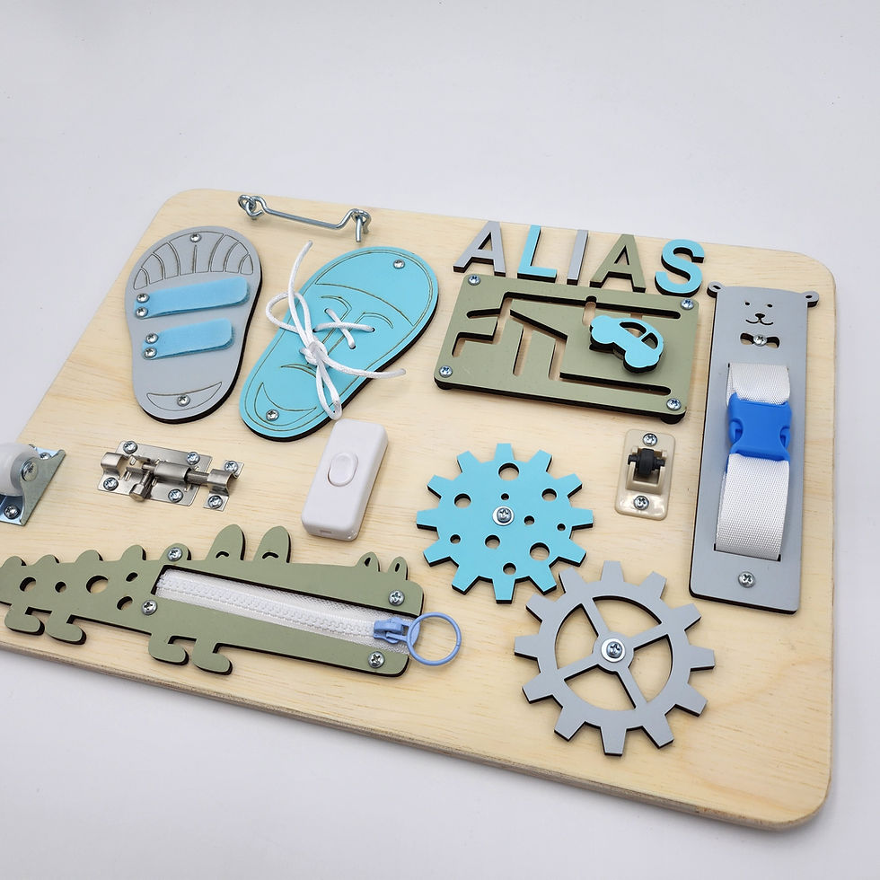 Thumbnail: Busy Board for toddler,  Activity Board, Toddler Gift, Montessori toy, Birthday