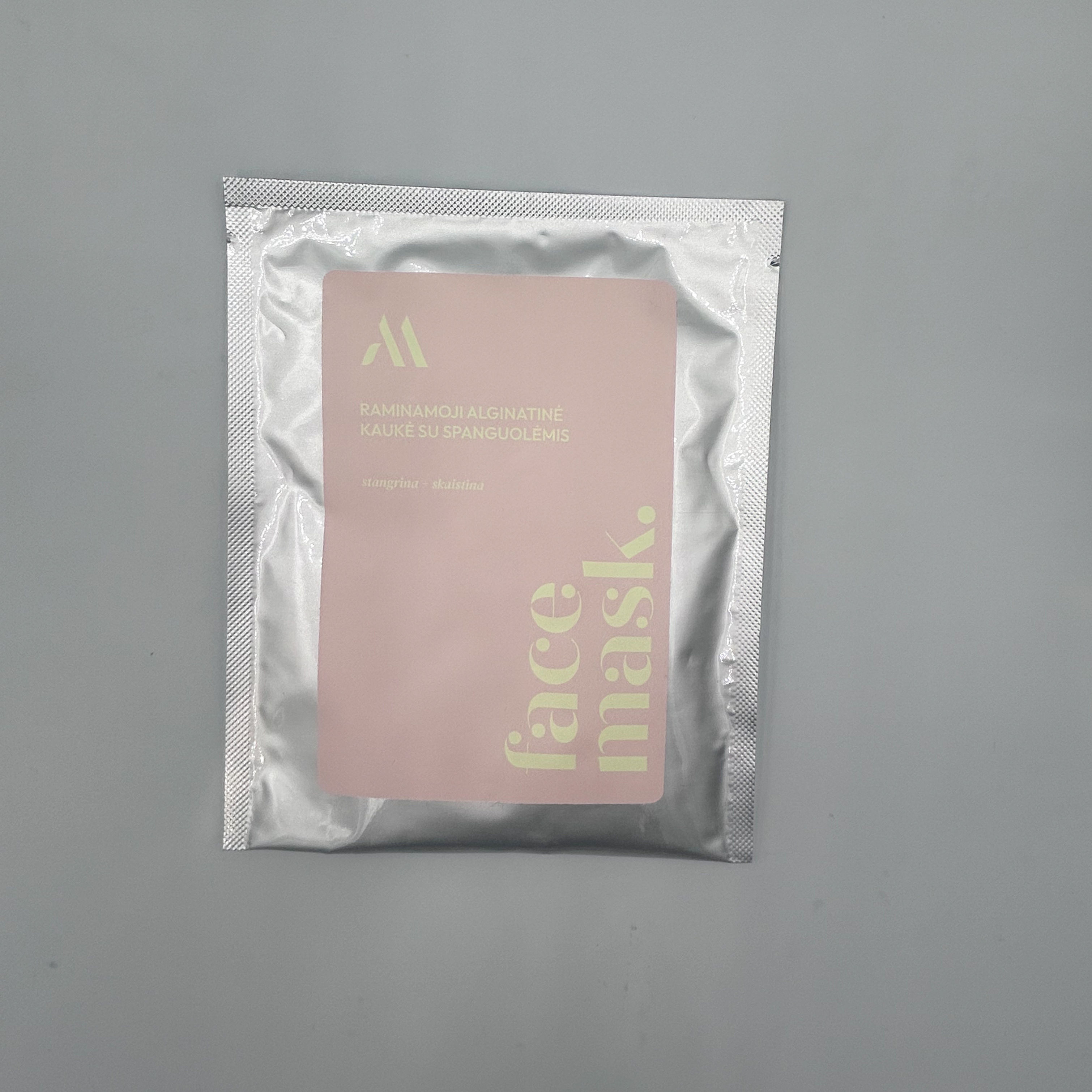 ALGINATINĖ KAUKĖ SU SPANGUOLĖMIS 50 g