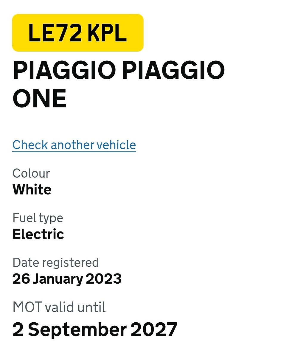 Thumbnail: Piaggio One E-scooter 2023 