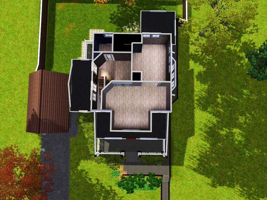 Second floor unfurnished floorpan