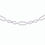 Thumbnail: Silver Flat Link Infinity Chain Bracelet