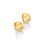 Thumbnail: Diamond and Topaz Gold Plated Silver Illuminate Stud Earrings