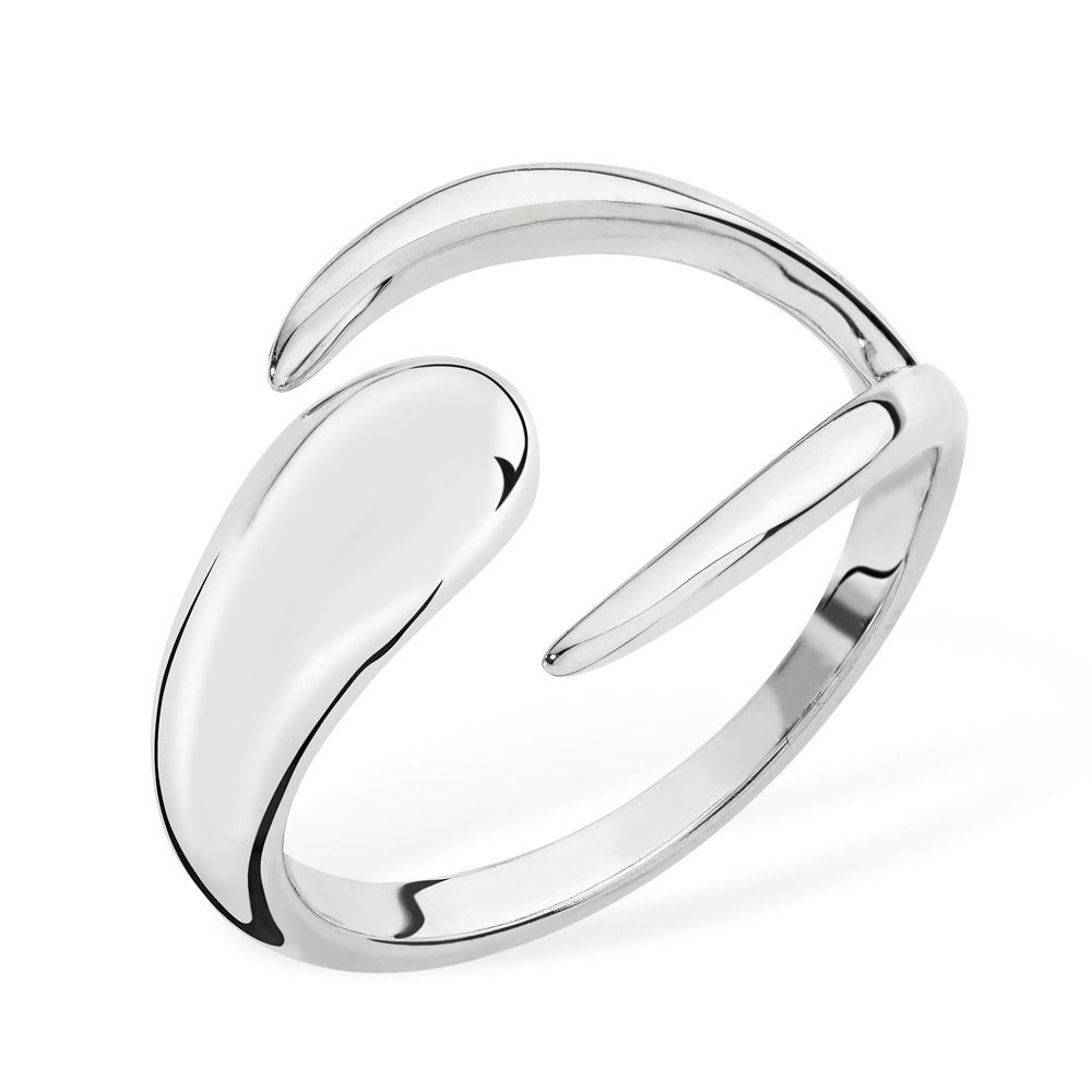 Open Luna Silver Ring