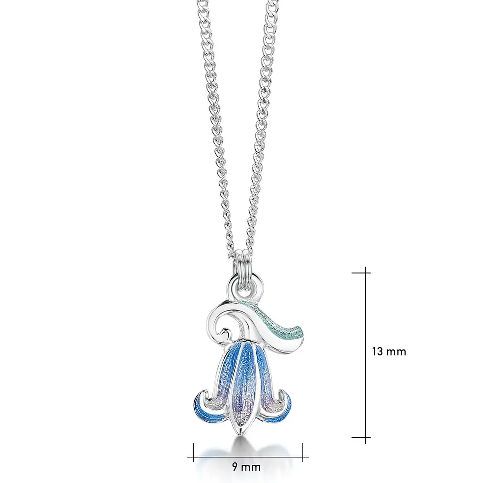 Thumbnail: Bluebell Silver Petite Pendant