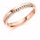 Thumbnail: Offset Diamond 0.12ct half Eternity ring